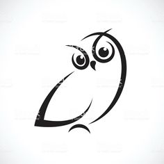 an owl's face with big eyes on a white background royaltyvectors