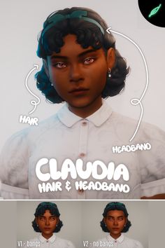 Oh, the Sims 4 curly hair CC at number 4k on this list is such a gem! Featuring soft curls and an adorable headband, it’s perfect for adding a touch of elegance or retro flair to your Sims’ looks. With two customizable versions—one with bangs and one without—it’s versatile and stylish for any vibe. I’ve already added this Sims 4 CC hair to my game, and it’s quickly become a favorite! Plus, this list is full of amazing Maxis Match Sims 4 CC packs you don’t want to miss!