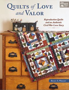 the cover of quilts of love and valor