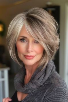 Stay sophisticated with these 19 short-layered haircuts for women over 40. These elegant cuts will keep you looking stylish and refined. Visit our website to explore these trendy styles! Inverted Bobs, Messy Layers, Haircut Ideas For Women, Haircuts For Women Over 40, Edgy Pixie Cuts, Edgy Pixie, Sea Salt Spray, Texturizing Spray, Haircuts For Women