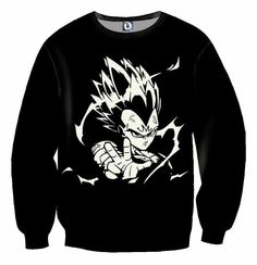 Get your product: Dragon Ball Majin Vegeta Villain Black White Edition Dope Sweatshirt
1. PRODUCT INFORMATION:

Proudly printed in America
5.3 oz, unisex fit
Heavy cotton, classic midweight fabric
Material: 100% cotton | Dark Gray: 50% cotton:50% polyester | Light Gray: 90% cotton:10% polyester
Double-needle stitched neckline, bottom hem, and sleeves
Quarter-turned to eliminate center crease
7/8 inch collar
Tear-away label
Machine-wash safe
Copyrighted artwork
2. SIZE CHART:
3. RETURN:
We will g Black Casual Sublimation T-shirt With Character Print, Casual Black Sublimation T-shirt With Character Print, Black T-shirt With Character Print For Winter, Black Long Sleeve Top With Character Print, Black Cartoon Print T-shirt, Black Cartoon Print T-shirt For Winter, Black Cartoon Print Sweatshirt Streetwear, Black Cartoon Print Sweatshirt For Streetwear, Black Casual Sweatshirt With Sublimation Print