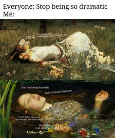 two pictures one with a woman laying on the ground and another with flowers in it