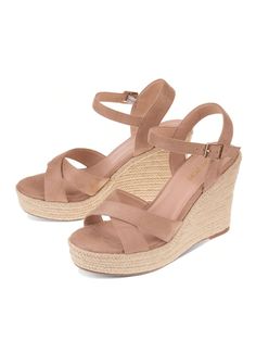 We have a range of Wedges,Espadrilles for Women, Platform Sandals, comfy, Wedge heels Sandals .

Introducing our latest obsession - Wedges Espadrilles Platform Sandals! Perfect for women who want to elevate their fashion game without sacrificing comfort. Made from materials, our wedge sandals are designed to provide superior comfort and support for your feet. 

Featuring a platform sole and wedge heel, these sandals provide the perfect amount of height for any occasion. Dress them up with a cute High Heel Espadrille Wedge Sandals For Summer, Summer High Heel Espadrille Wedge Sandals, Summer Espadrille Wedge Sandals With High Heel, Vacation High Heel Espadrille Wedge Sandals, Adjustable Wedge Heel Sandals For Beach Season, Adjustable Summer Wedge Sandals, Trendy Adjustable Beige Wedge Sandals, Trendy Beige Adjustable Wedge Sandals, Sandals Comfy