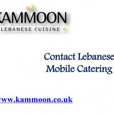 contact lebansed mobile catering company logo and business card design for kalmoon