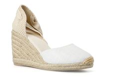 Arasy Wedge – Ultra Seller Shoes Lace Up Espadrille Wedges, Lace Up Espadrilles, Porto Rico, White Wedges, Closed Toe Shoes, Open Toed Heels, Retro Mode, Heels & Wedges, Platform Wedge Sandals