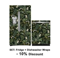 refrigerator and dishwasher wraps - 10 % discount