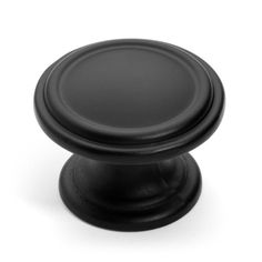 an image of a black knob on a white background