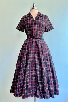 Navy Plaid Shirt Dress by Banned – Modern Millie Green Plaid Dress, Modern Millie, Plaid Shirt Dress, Dress Buttons, Fantasy Closet, Plaid Dress Shirt, Fashion Project, Vintage Inspired Dresses, Home Dress