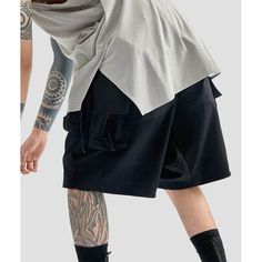 Forge Your Path with "Maki" Techwear Shorts Size (cm) Waist Hipline Length S 69 67 57.5 M 72 69 58.5 L 75 71 59.5 XL 78 78 60.5 Experience the evolution of streetwear with Maki Techwear Shorts, engineered for the aesthete who commands presence and practicality. The Apex of Urban Tech Aesthetics Impeccably designed, the Maki shorts are a testament to the synergy between modern techwear and high-fashion sensibility. Engineered for Excellence Every detail in the Maki Techwear Shorts is honed for th Techwear Cargo Pants With Built-in Shorts For Streetwear, Baggy Streetwear Shorts With Multiple Pockets, Functional Black Baggy Bottoms, Summer Techwear Pants With Relaxed Fit, Relaxed Fit Techwear Pants For Summer, Functional Baggy Black Bottoms, Summer Techwear Bottoms With Hip Pockets, Baggy Streetwear Shorts With Side Pockets, Summer Cotton Techwear Pants