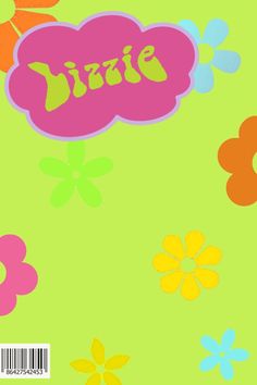 an image of a colorful flower pattern with the word dixie written in large letters on it