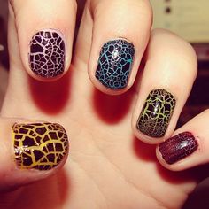 Nails Crackle Nails, Cracked Nails, Nail Art Pictures, Leopard Print Nails, Nail Time, Different Nail Designs, Glamorous Nails, Nails Only, Nails Polish