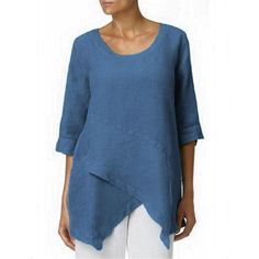 Women's Solid Color Irregular T-Shirt Top Casual Asymmetrical T-shirt For Spring, Solid Asymmetrical Hem Top For Layering, Asymmetrical Lagenlook Top In Solid Color, Lagenlook Solid Color Top With Asymmetrical Hem, Lagenlook Solid Top With Asymmetrical Hem, Casual Cotton Asymmetrical Shirt, Casual Asymmetrical Cotton Shirt, Asymmetrical Cotton Tops For Fall, Lagenlook Solid Color Summer Tops