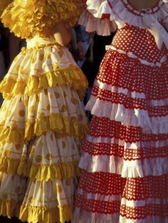 size: 24x18in Photographic Print: Colorful Flamenco Dresses at Feria de Abril, Sevilla, Spain by Merrill Images : Travel Festival Dresses With Attached Cancan, Fitted White Dress For Festival, Multicolor Ruffled Festival Dress, Multicolor Ruffled Dresses For Festival, Multicolor Dresses For Fiesta Festivals, Multicolor Dresses For Fiesta And Festivals, Multicolor Fiesta Dresses For Festivals, Traditional Spanish Dress, Flamenco Dresses