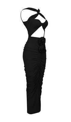 Crafted from a high-quality stretch crepe fabric, the Cut-Out Maxi Dress features a sultry cut-out design at the waist, creating a slimming effect that accentuates your curves. The form-fitting bodice and full-length skirt create a sleek and sophisticated silhouette, while the open back adds an extra touch of glamour. Gentle Dry Clean OnlyColour may vary due to lighting on images. The product images (without model) are closest to the true colour of the product.Item runs true to size chart and is Elegant Stretch Midi Dress With Cutout, Stretch Cutout Midi Dress For Evening, Stretch Midi Dress With Cutout For Evening, Chic Elastane Midi Evening Dress, Night Out Elastane Bodycon Dress With Cutout, Party Bodycon Dress With Cutout In Elastane, Cutout Elastane Bodycon Dress For Party, Chic Dresses With Cut-out Waist, Evening Dresses With Cut-out Waist