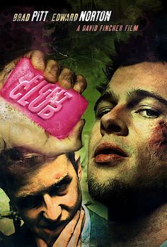 a movie poster with two men in the background and one holding a candy bar over his head