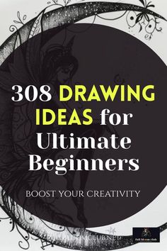 an image of a drawing with the title'80 drawing ideas for ultimate beginners '