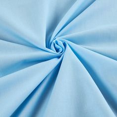 a close up shot of the fabric in light blue color, it is very soft