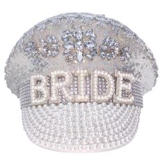 PRICES MAY VARY. ✨PEARL DESIGN: The bride hat is made from high quality materials and we have affixed over 200 pearls to the brim section for a luxurious and regal look. ✨PERFECT FIT: Our bride hat hen party have an elastic band on the inside to fit almost all head sizes, no need to worry about varying sizes when you get it and you catch their eye. ✨DIFFERENT STYLES:Pearls are an understated, luxurious beauty, and a rhinestone design are two different styles. Wearing it you can show others your Cruise Bachelorette Party Decorations, Bride Captain Hat, Best Bachelorette Gifts, Bachelorette Party Must Haves, Bach Cruise, Sparkly Gifts, Disco Hat, Cruise Bachelorette Party, Lake Bachelorette