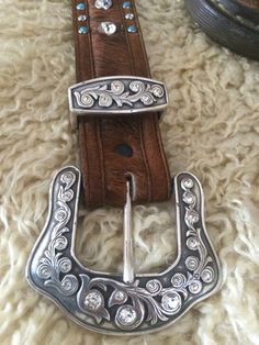 Vintage Justin cowgirl belt/size 32 rhinestone belt/ Cowgirl Belt, Rhinestone Cowgirl, Cowgirl Belts, Practically Perfect, Rhinestone Belt, Silver Spring, Year Anniversary, Belt Size, Beautiful Outfits