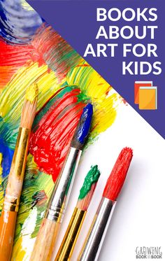 books about art for kids with paint brushes