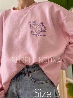 "Size L on the main photo! All sizes are Unisex! 💜The size chart is available as a picture. Please use it to choose the best size for you. (Width is the measurement \"armpit to armpit\" on the sweatshirt/t-shirt laying on the flat surface Length is the measure top to bottom ) Embroidery size is up to 4x4 inches (no matter the size!) * 50% cotton, 50% polyester * Pre-shrunk * Classic fit * 1x1 athletic rib knit collar with spandex * Air-jet spun yarn with a soft feel and reduced pilling * Double Black Kpop T-shirt With Crew Neck, Cheap Kpop Cotton Sweatshirt, Kpop Relaxed Fit Crew Neck T-shirt, Black Kpop Crew Neck T-shirt, Bts Merch Sweatshirts & Hoodies, Magic Shop, Clothing Care, Unisex Sweatshirt, Rib Knit