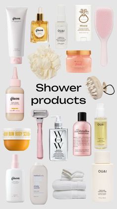 Skincare Basic, Healthy Hair Routine, Shower Products, Pretty Skin Care, Hair Essentials, Pretty Skin, Body Care Routine