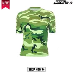 Women Summer Camouflage Short Sleeve Round Neck Crop T-shirt Camouflage Graphic Print Crew Neck T-shirt, Green Military Crew Neck T-shirt, Green Military Style Crew Neck T-shirt, Green Military Style T-shirt With Crew Neck, Camouflage Short Sleeve T-shirt For Streetwear, Khaki Military Crew Neck Top, Green Military Crew Neck Top, Camouflage Crew Neck T-shirt With Graphic Print, Fitted Crew Neck T-shirt In Khaki