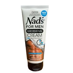 Nad's For Men Hair Removal Cream For Body- Painless Hair Removal For Men- 6.8 Oz Hair Eraser, Ipl Laser Hair Removal, Hair Removal For Men, Laser Hair Removal Device, Painless Hair Removal, Silky Smooth Hair, Wax Strips, Body Waxing, Hair Removal Device