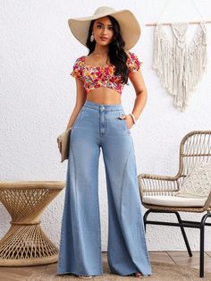 Details:Button \nStyle:Casual \nDetails:Pocket \nDetails:Zipper \nClosure Type:Zipper Fly \nColor:Black \nPattern Type:Plain \nType:Wide Leg \nJeans Style:Mom Fit \nWaist Line:Natural \nLength:Extra Long \nFit Type:Loose \nFabric:Non-Stretch \nMaterial:Denim \nComposition:58.0% Cotton \nComposition:22.0% Polyester \nComposition:16.0% Viscose \nComposition:2.0% Polyamide \nComposition:2.0% Lyocell \nCare Instructions:Machine wash, do not dry clean \nBody:Unlined \nSheer:No \n Jeans With Pockets, Casual Wear Women, Font Size, Black Border, Wide Leg Jeans, Solid Black, Leg Jeans, Casual Wear, Wide Leg