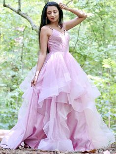 A-Line/Princess Tulle Ruffles Spaghetti Straps Sleeveless Floor-Length Dresses Tulle Neckline, Tulle Ruffles, Homecoming Dresses Long, Two Piece Homecoming Dress, Lace Homecoming Dresses, Winter Fabric, Tulle Prom Dress, Chiffon Prom Dress, Prom Dresses Lace