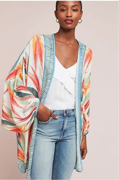 Kimono Outfits, Kimono Pattern, Splish Splash, Kitenge, Kimono Fashion, Modest Fashion, Spring Summer Fashion