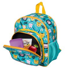 Your little one will be the talk of the playground with the Wildkin 12 Inch Backpack! The front zippered compartment is insulated, easy-to-clean, and food-safe – perfect for storing lunches and snacks. Its just-right size is perfect for packing diapers, wipes, a change of clothes, and more. As always, all of Wildkin’s 12 Inch Backpacks feature vibrant, playful patterns, so your child will love this fun new addition to their school and travel gear. Each 12 Inch Backpack was designed to coordinate Toddler Backpack, Party Animals, Kids Backpack, Travel School, Animal Party, Kids Backpacks, Travel Gear, Food Safe, Little One