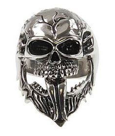 Cast Stainless Steel Skull Ring -38mm Mens Fashion Rings, Biker Rings Mens, Wallet Chains, Skull Rings, Mens Stainless Steel Rings, Skull Pendant Necklace, Mens Rings Fashion, Biker Jewelry, Mens Rings