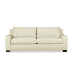 a white couch on a white background