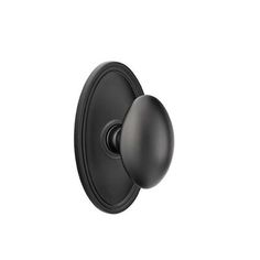 an image of a black door knob