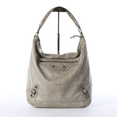 Balenciaga "Motocross Classic Day Hobo" Large Shoudler Bag Taupe / Bone / Grey Distressed Leather Single Strap&Nbsp; Condition: Very Good!!! Slight Corner Wear **This Is A Pre-Owned Piece. We Try Our Best To Accurately Portray Each Piece In Our Photos, Including Any Flaws, But It's Possible We May Miss Things. Colors Of Pieces May Vary Slightly From Photos Due To Lighting Conditions. If There Is Anything You Would Like More Photos Of, Please Just Ask! Bags Balenciaga, Distressed Leather, Hobo Bag, Motocross, More Photos, Balenciaga, Bones, Bag Lady, Shoulder Bag