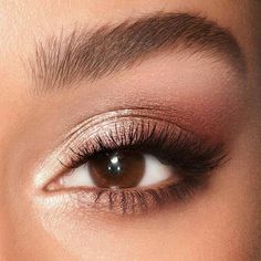 Light Bronze Eye Makeup, Subtle Brown Makeup, Wedding Guest Makeup Brown Eyes, Natural Eye Shadow Looks, Subtle Bridal Makeup, Brighter Eyes, Wedding Eyes, Rose Gold Eyeshadow, Wedding Hairstyles And Makeup