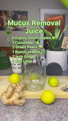 Mucus Removal Juice #growyourown #mucusremoval #mucus #mucusfree #mucuscleanse #mucusrelief #detox #cleanse #detoxdrink #detoxjuice #healthyliving #healthiswealth #growyourownfood #growyourownlives #nature #natureheals #fruit #fruits #fruitheals #healingfruit #fbreels #reels2023 | Growyourownlives Chef Breakfast, Fitness Cake, Healthy Juicer Recipes, Chocolate Delivery, Healthy Juice Drinks, Juice Cleanse Recipes, Juicy Juice, Juicer Recipes, Healthy Drinks Smoothies