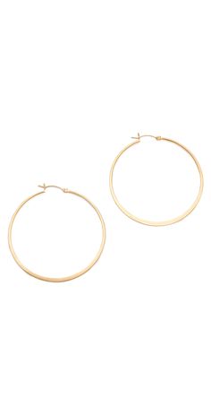 Jennifer Zeuner Jewelry Small Hoop Earrings | SHOPBOP 90s Jewelry Trends, 90s Jewelry, Small Hoop Earrings, Loose Stones, Glitz And Glam, Jewelry Trends, Stone Necklace, Gold Bracelet, New Arrivals