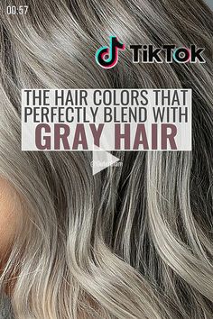 ✓Whether you're looking to enhance your natural gray or considering a new color...is article is for you. If you want to discover the hair colors that perfectly blend with gray hair...is is the information you need. Explore a range of stunning color options an. Best Hair Color When Going Grey, Blending Gray Hair With Blonde Highlights, Gray Hair Blonde Highlights, Blonde Hair For Graying Hair, Best Blonde To Cover Gray Hair, Hair Color For Going Grey, Blend Gray Hair With Highlights Blondes, Best Hair Color For Grey Hair Coverage