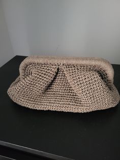 Paper twine handmade knitted hand bag Paper Twine, Handmade Bag, May 20, Handmade Knitting, Handmade Bags, Clutch Handbag, Hand Bag, Twine, Evening Bags