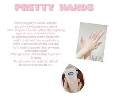 Kpop Beauty Tips, Wonyoungism Tips, Slim Hands, Aesthetic Hands, Selfcare Tips, Simple Routine, Healthy Hair Routine, Feminine Products, Hand Moisturizer