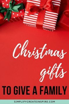 christmas gifts to give a family