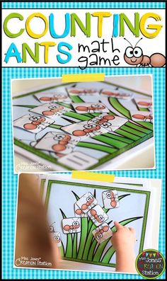 Do your kids like bugs? This counting ants math game is a great activity for hands-on learning of math. This free printable counting ants math game is a wonderful resource for teaching counting to your little ones. #counting #mathactivities #mathactivity #mathgame #kids #free #printable Preschool Picnic, Counting Mats, Insects Preschool, Bugs Preschool, Teaching Counting, Mrs Jones, Insects Theme, Picnic Theme, Kindergarten Curriculum