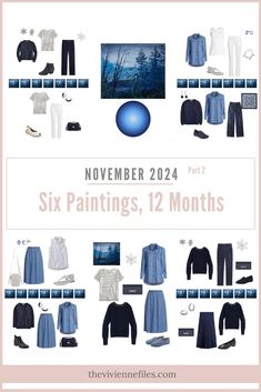 Packing Wardrobe, End Of November, Chambray Skirt, Blue Loafers, Sequin Tee, Deep Thinking, Beaded Sweater