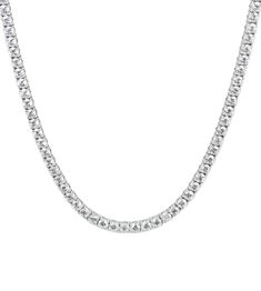 Diamond: 37.98ctw Reference number: YFJ01010 Diamond Tennis Necklace, Tennis Necklace, White Gold Diamonds, Gold Diamond, Tennis, White Gold, Gemstones, Gold, White