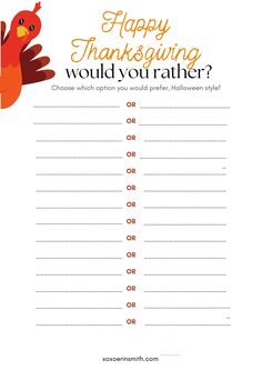 Thanksgiving Would You Rather Questions Printable FREE — xoxoerinsmith.com Fall Kindergarten Activities, Thanksgiving Activities Preschool, Fall Worksheets, Fall Preschool Activities, Fun Questions