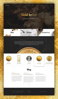 the website design for gold investment company