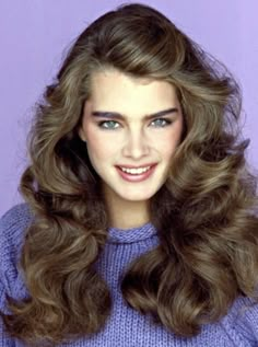 80s Hairstyles For Long Hair, 80s Haircuts, 80s Hairstyles, 80's Hairstyle, Hairstyles Theme, Andre Agassi, 80s Hair, Long Hai, Brooke Shields