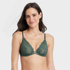 Amp up your intimates collection with the pretty style of this Fishnet Lace Unlined Bra from Auden™. Showcasing delicate fishnet lace detailing for charming flair, the unlined bra is made from soft, stretchy lined fabric to offer a flexible fit for comfortable all-day wear. The adjustable straps help you find the fit that’s just right for you, while the wireless, unlined cups round out the design with support that maintains a natural shape. Auden™: Fit for you in every way. Open Bra, Bra Measurements, Unlined Bra, Pretty Style, Bra Shop, T Shirt Bra, Bra Styles, Bra Cups, The Pretty